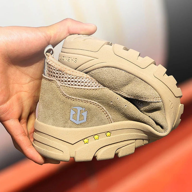 Men Steel Toe Safety Boots Work Shoes