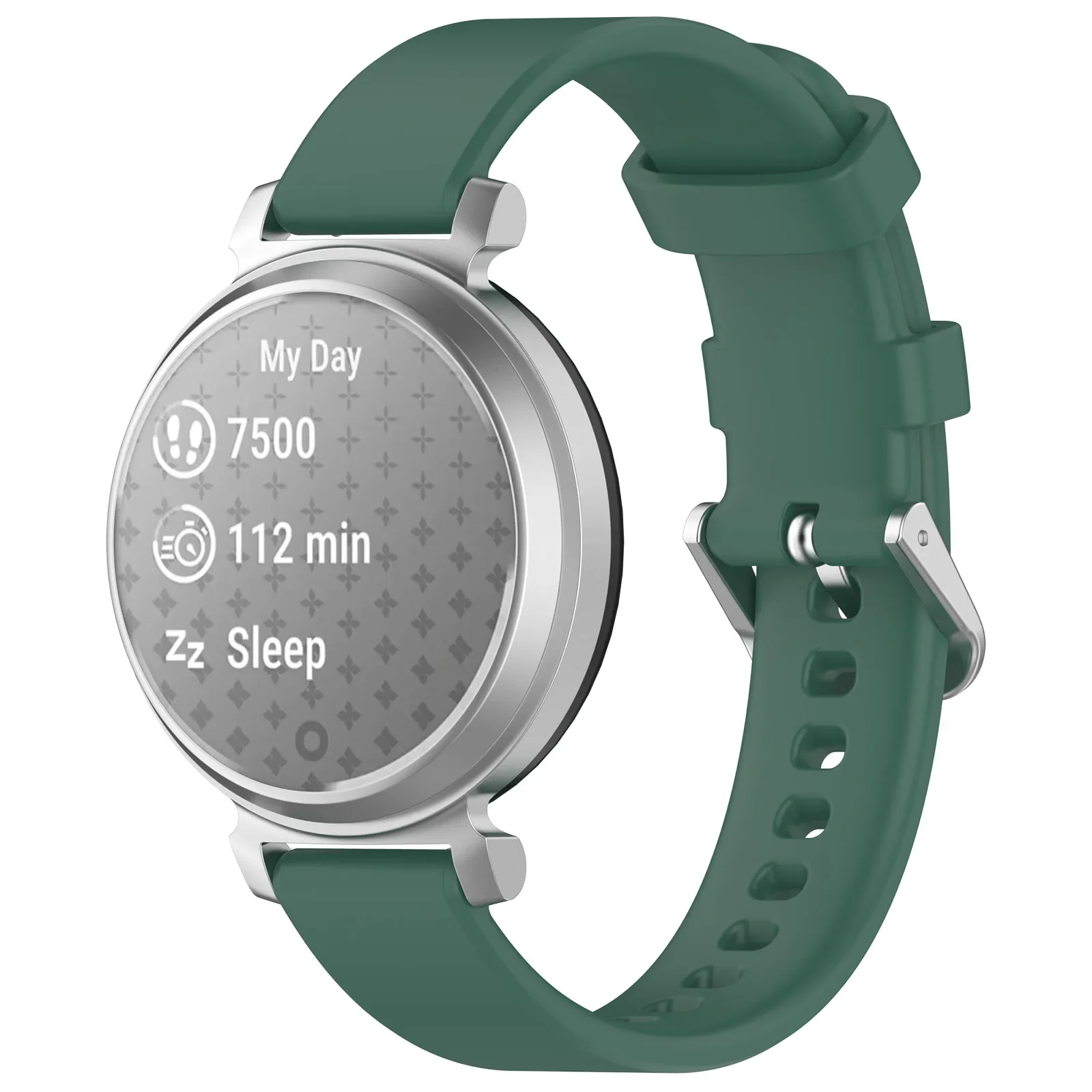 Official Silicone Watchband Strap for Garmin Lily 2 - Soft 14mm Bracelet Accessory