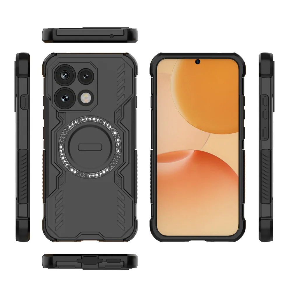Cooling and Breathable Magnetic Ring Phone Case with Heat Dissipation