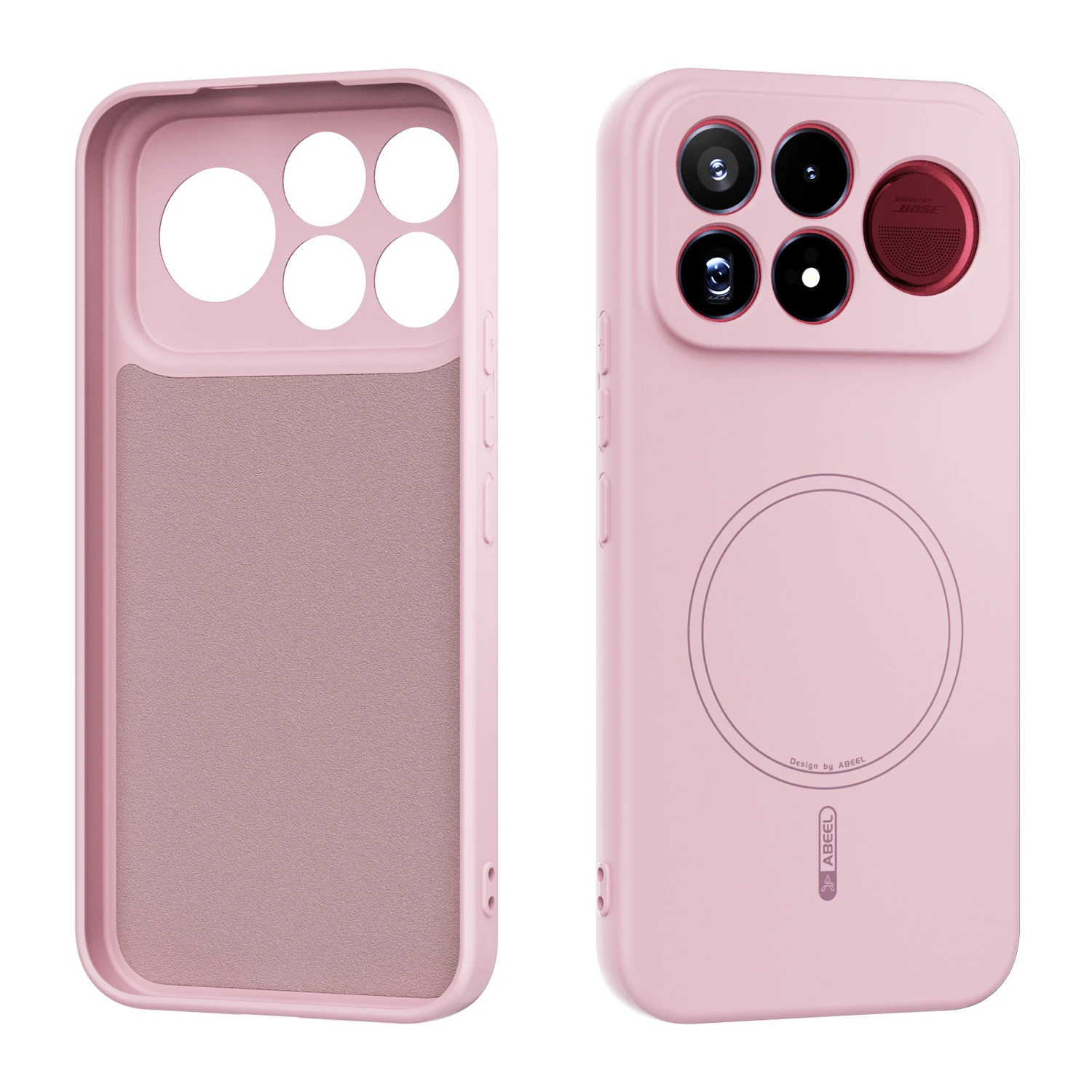Skin-Friendly Magnetic Liquid Silicone Anti-Drop Phone Case Cover