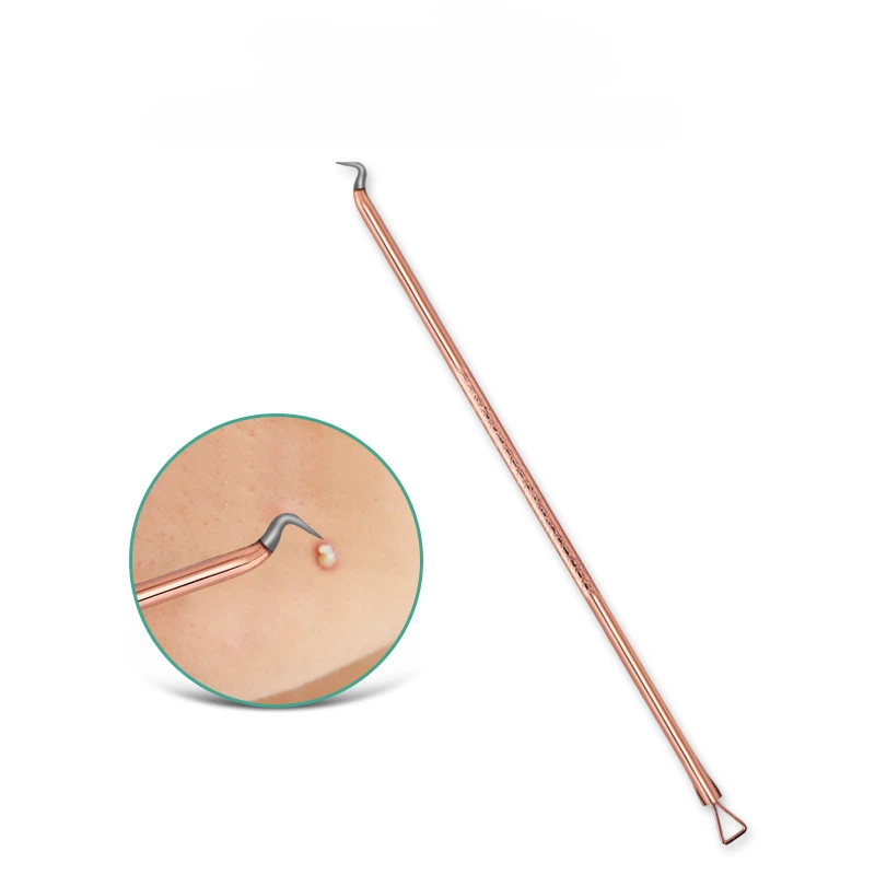 Acne and Blackhead Remover 4PCS Dual Heads Acne Needle Blackhead Squeeze Pimple Extractor Beauty Skin Care Tool