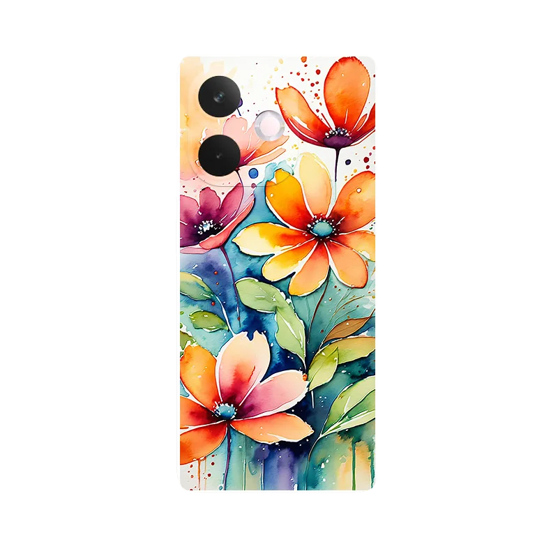 Floral Panda Silicone Soft Phone Case - TPU Protective Cover