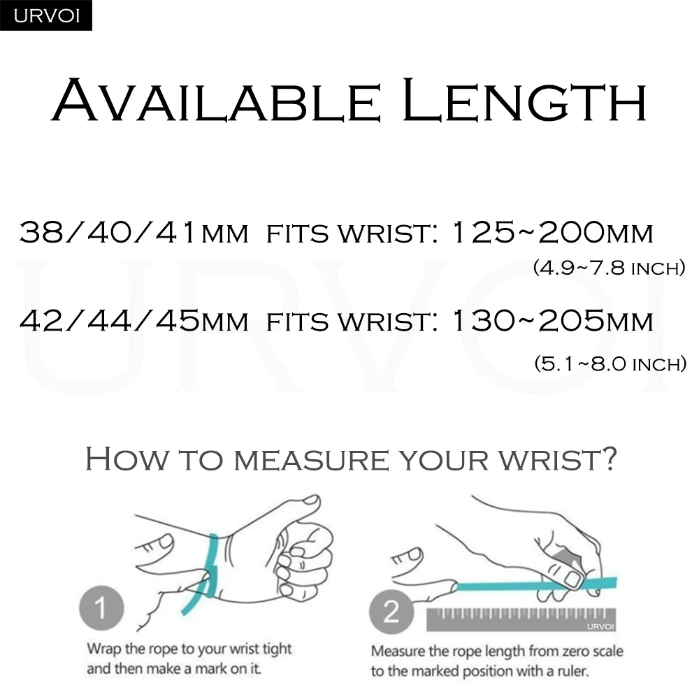 URVOI  ġ Ǹ Ʈ, Ʈ 2 ø 9 8 7 6 SE 54321 , ̿ġ 41 45 49mm    Ŭ ׼