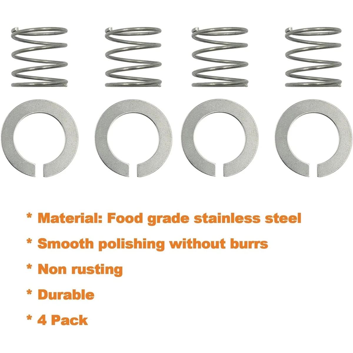 Spring and Washer for KitchenAid Mixer 3.5 Quarts to 7 Quarts Protect and Extend the Life Quick Install Accessorie 4PCS mixer accessories kitchen cooking accessories