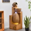 Crystal Ball Lucky Landscape Ornaments Outdoor Garden Indoor Living Room Office Large Water Fountain Water Feature 1