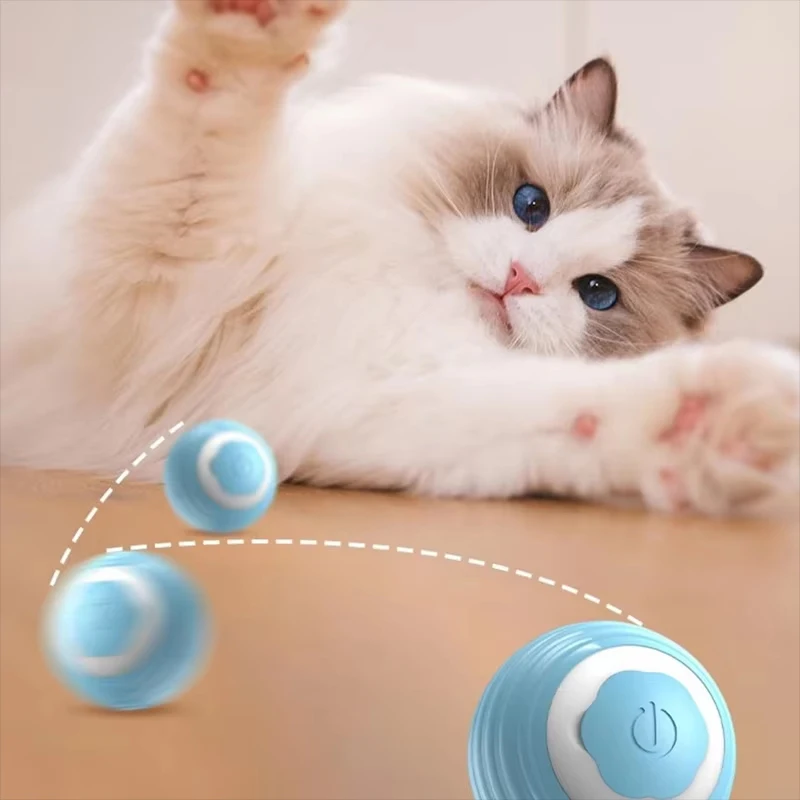 Xiaomi Rechargeable Smart Pet Ball Dog Cat Toy With Cool Lights Wear-resistant And Bite-resistant Intelligent Obstacle Avoidance 2