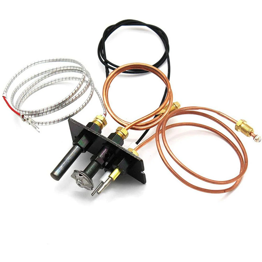 Natural Gas Nozzle with Thermopile for Majestic/ Vermont/ Castings/ Temco Natural Gas Liquefied Interchange Pilot Light Assy