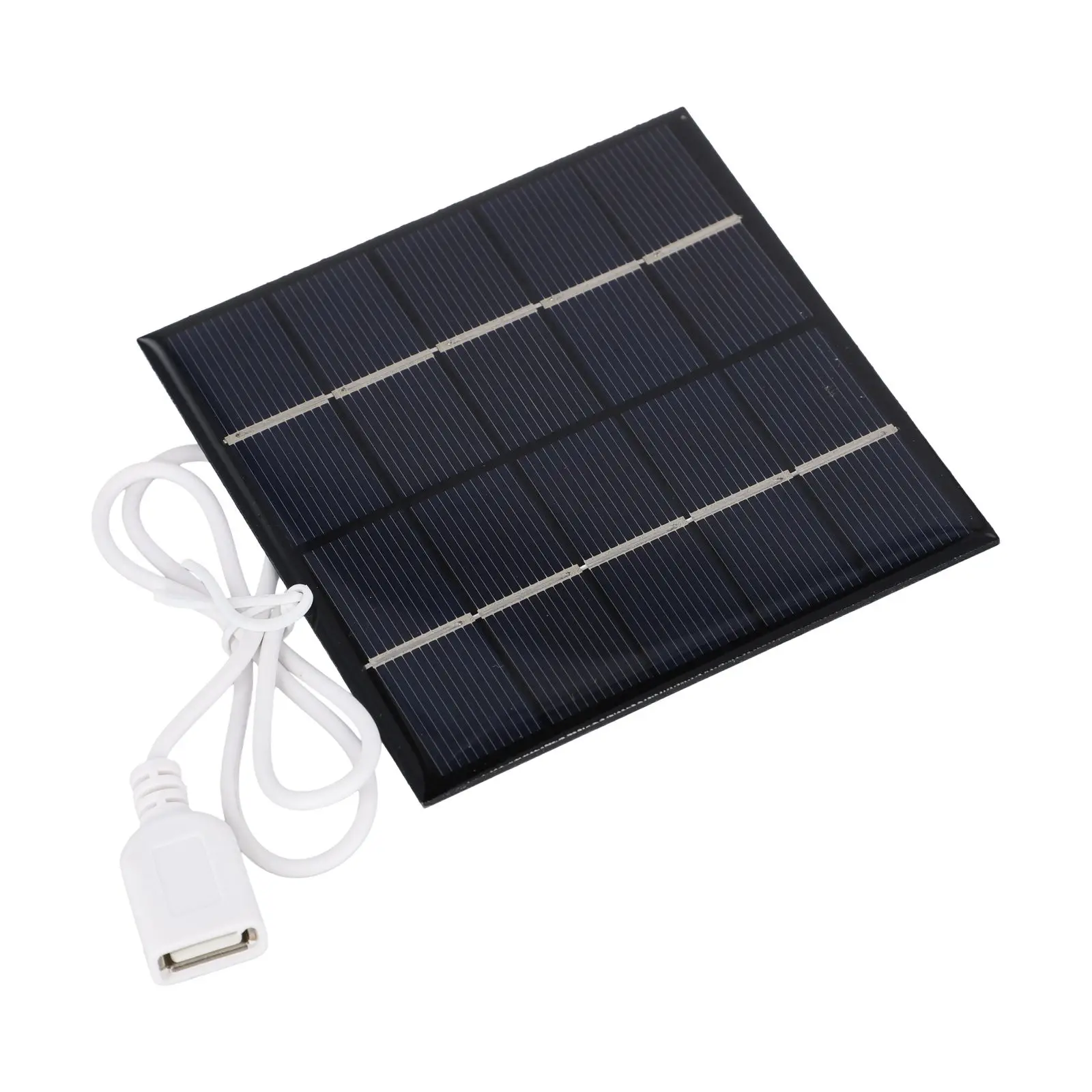 5W 5V Solar Charger USB Battery Charger Outdoor Portable For Mobile Phone Power Bank Waterproof Polysilicon Solar