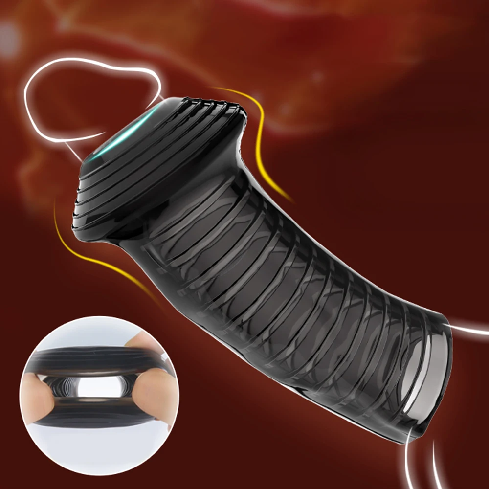 Foreskin Silicone Corrector Ring For Men Delay Ejaculation Aid_voghion.com