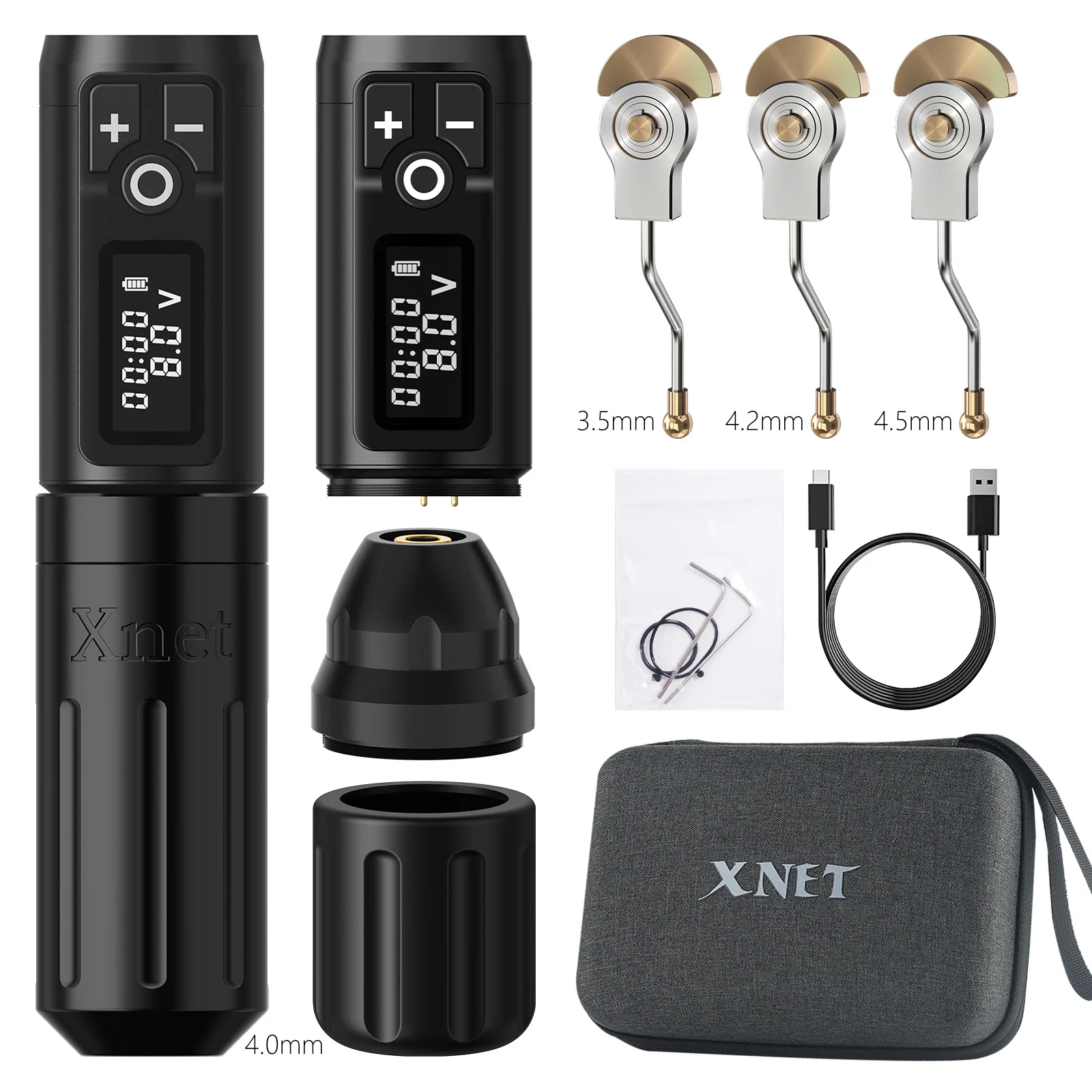 その他 XNET Epi Tattoomachine XNET Plus Professional Wireless Tattoo Machine Pen 3.5/4.2