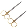 Stainless steel Dental Surgical Eye Double Eyelid Scissors Beauty Scissors Cut Tissue Scissors 12*4.5cm 6