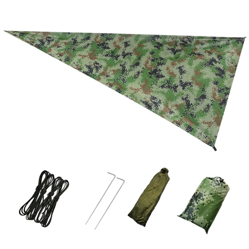 Camping Hammock Mosquito Net and Hammock Canopy Portable Nylon Hammock Rain Fly Tree Straps for Hiking Camping Survival Travel 