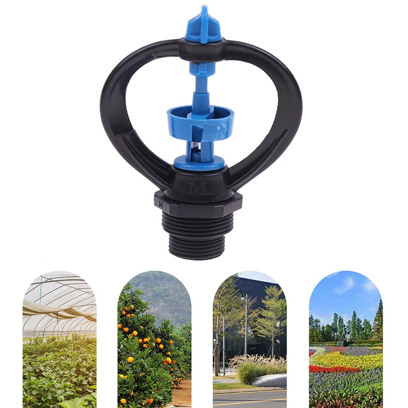 

1/2 3/4 Inch Farm Rotating Nozzle Sprinkler 360 degrees Rotary Lawn Sprinklers Small-area Irrigation Garden Irrigation Supplies