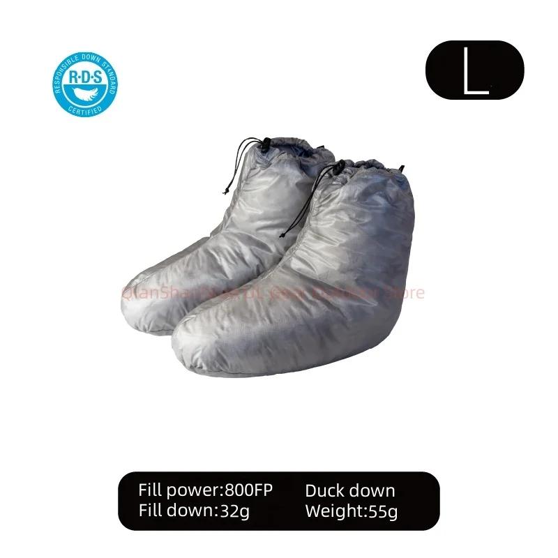 Down Foot Cover Ice flame NXT Duck Down Boots Outdoor Ultralight Unisex Down Socks Sleeping Bag 10D Fabric