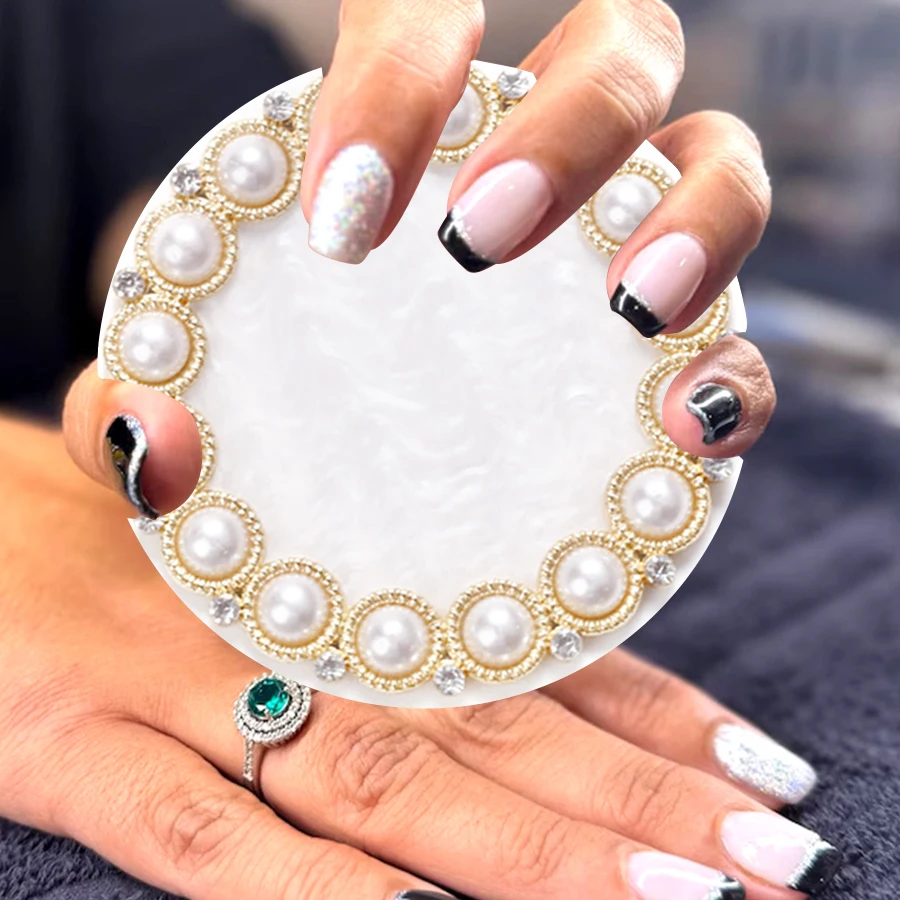 네일 아트 네일파이 디스크 디스플레이 카드, 수제 네일 사진 소품, 네일 살롱 액세서리, 네일 테크 소품, 네일 셀카 디스크, 10 개