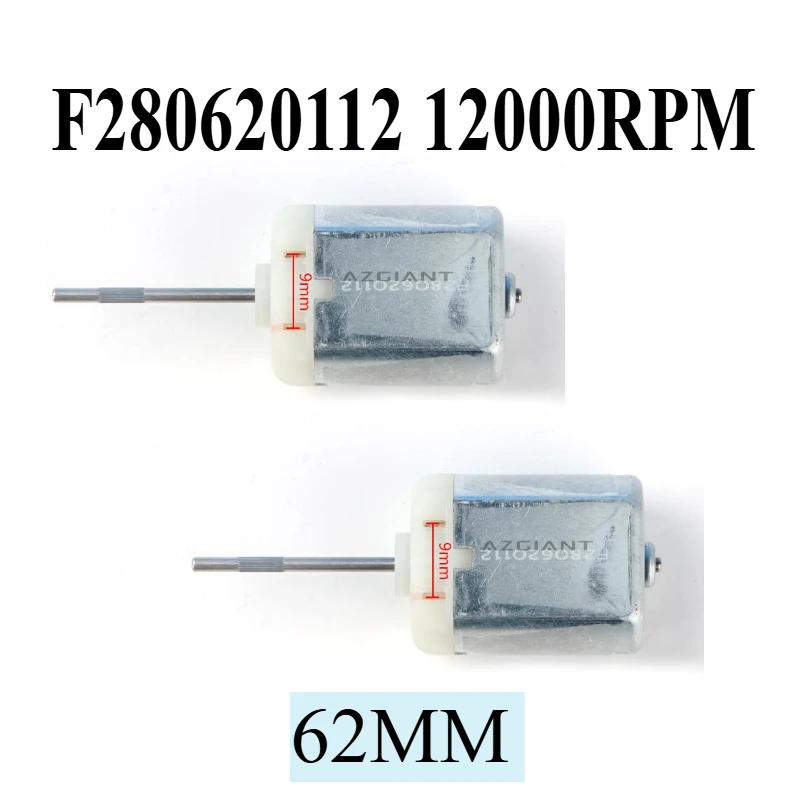 2pcs DC Motors 27mm Shaft Knurled FC280 Repair DIY Motor Door Lock Actuator Power Engine Trunk Motor 12V Toys Hobbies Smart Car