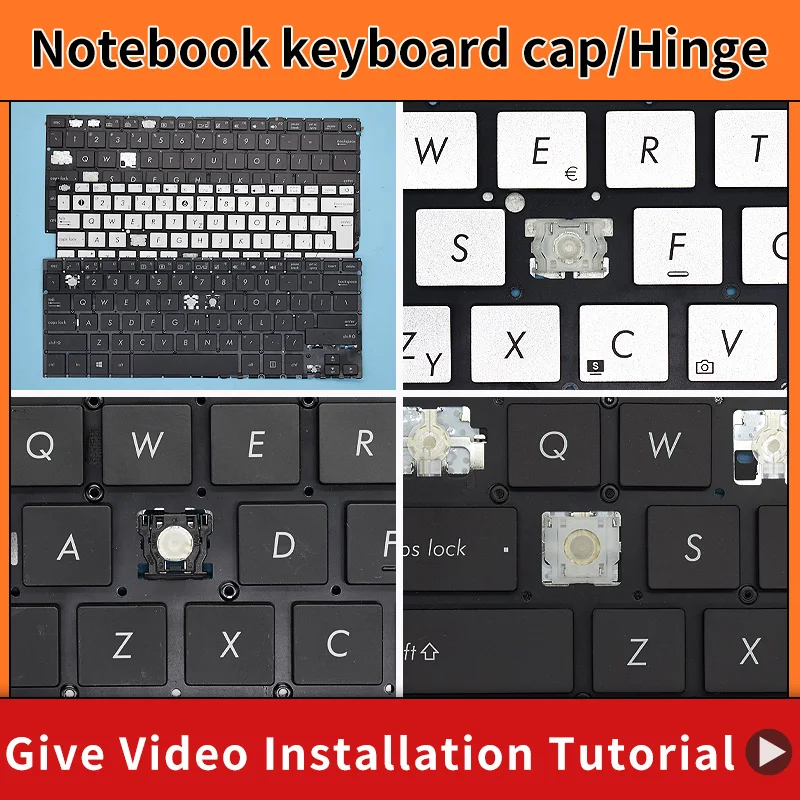 

Replacement Keycap Key cap &Scissor Clip&Hinge For Asus UX31 UX31A UX31LA UX31E UX21 UX21E U303 U303U U4000UQ U3000U Keyboard