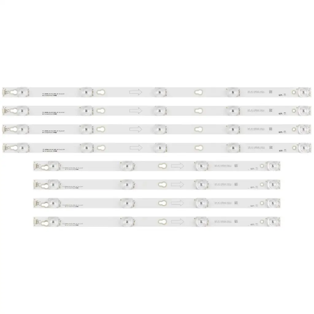 KIT 8 BARRE STRIP LED TV TCL 4C-LB5504-HR 4C-LB5505-YH 55D2900 KIT 8 BARRE STRIP LED TV TCL 4C-LB5504-HR 4C-LB5505-YH 55D2900