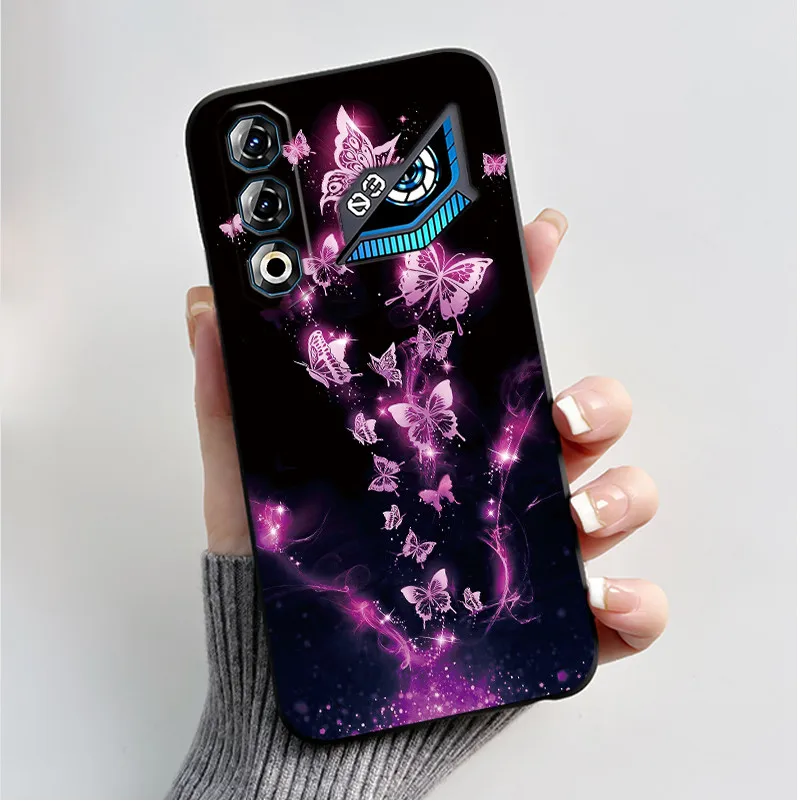 Butterfly Flower Shockproof Silicone TPU Phone Case - Soft and Stylish Protective Back Cover