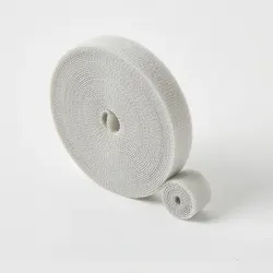 Reusable Fastening Tape for Cable Management and Organization (Grey)