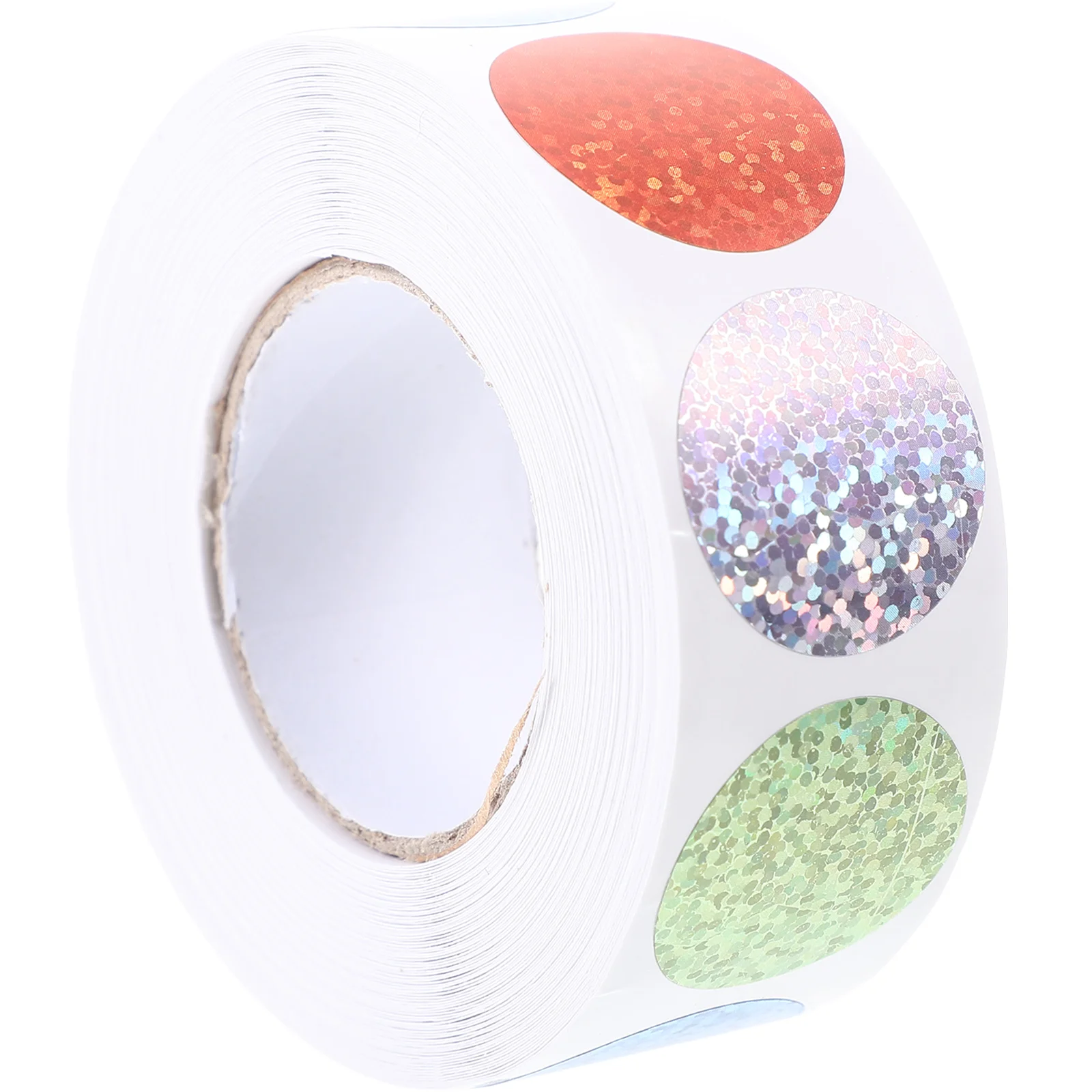 

2 Rolls Children's Reward Stickers Decorative Gift Seal The Circle Dot Sequins Small Business Label Self Adhesive Sealing