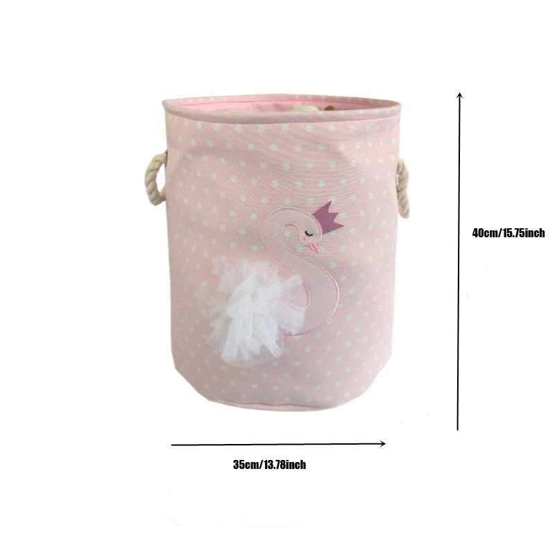 סל כביסה מתקפל לבגדים מלוכלכים עבור ילדים צעצועים לתינוקות קנבס תיק אחסון גדול לילדים מארגן בית לתינוקות