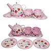 Simulation Tea Set Teapot Kitchen Afternoon Tea Pretend Play Toy Children's Play House Tableware Educational Toys For Girls Kids 4