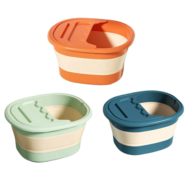 Foot Soak Tub Foldable Footbath, Footbath With Foot Massager To Help Sleep, Foot Spa,Foot Soaking Tub Soothe