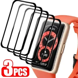 Premium 9D Curved Tempered Glass Full Screen Protector - Huawei band 8 (3PCS)
