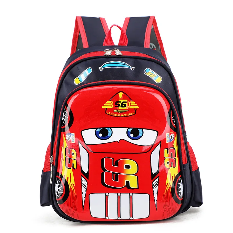 NEW Disney boys car Cartoon boys  bag  frozen School children kindergarten backpack boy book bag 1-6 years old 3