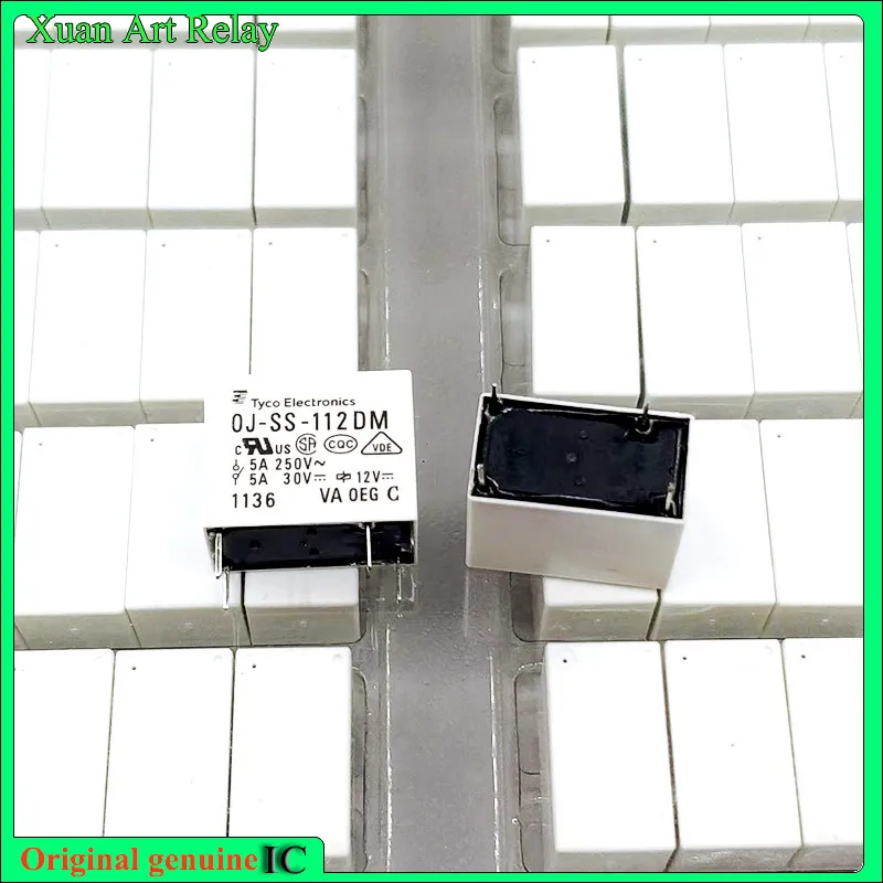 

10pcs/lot 100% original genuine relay: OJ-SS-112DM 12V 5A 4pins JZC-32F 012-HS