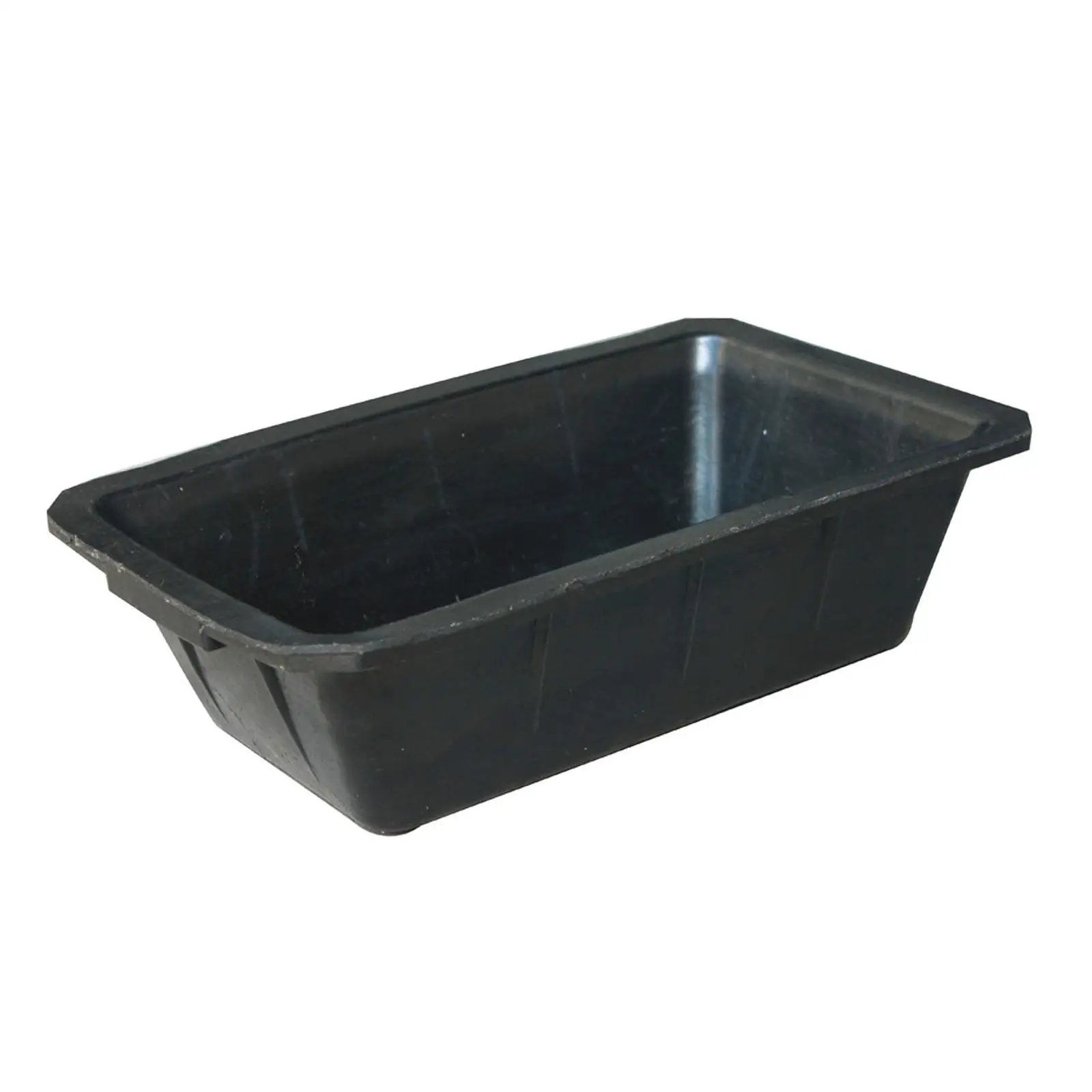 Rubber feed Pan Horse feed Bucket Trough Rectangle Basin Animal Feeding Bowl Dog Food Water Bowl for Easy to Clean