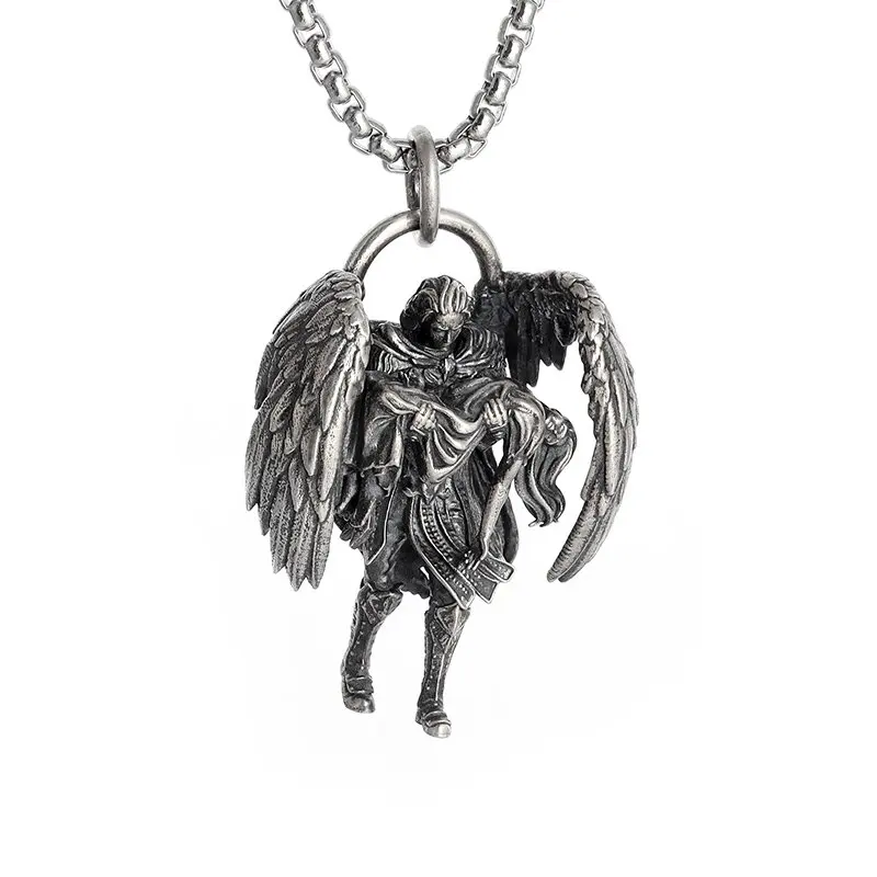 he Satanic Temple Collana Testa di capra Pentagramma invertito Pentacolo Collana in acciaio inossidabile Ciondolo Catena Regali Altare Satanico Decor Satanismo Gothic Punk Goth Strega Wicca