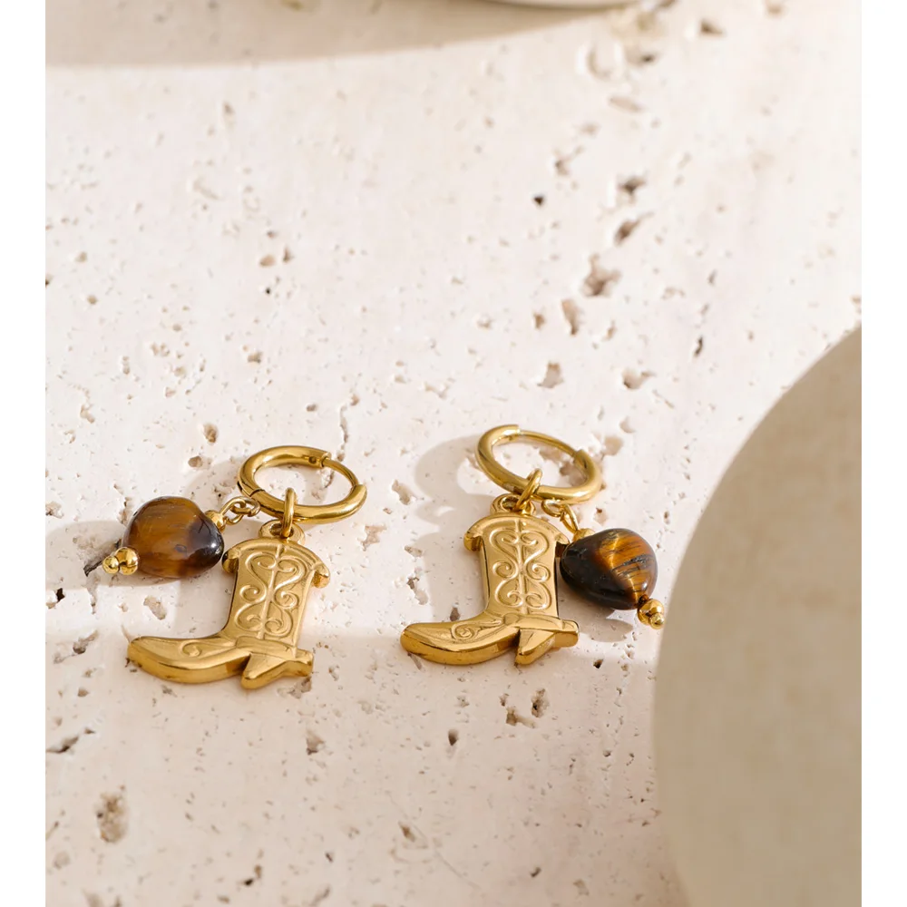 Yhpup Stone Jewelry Vintage Fashion Prevent Allergy