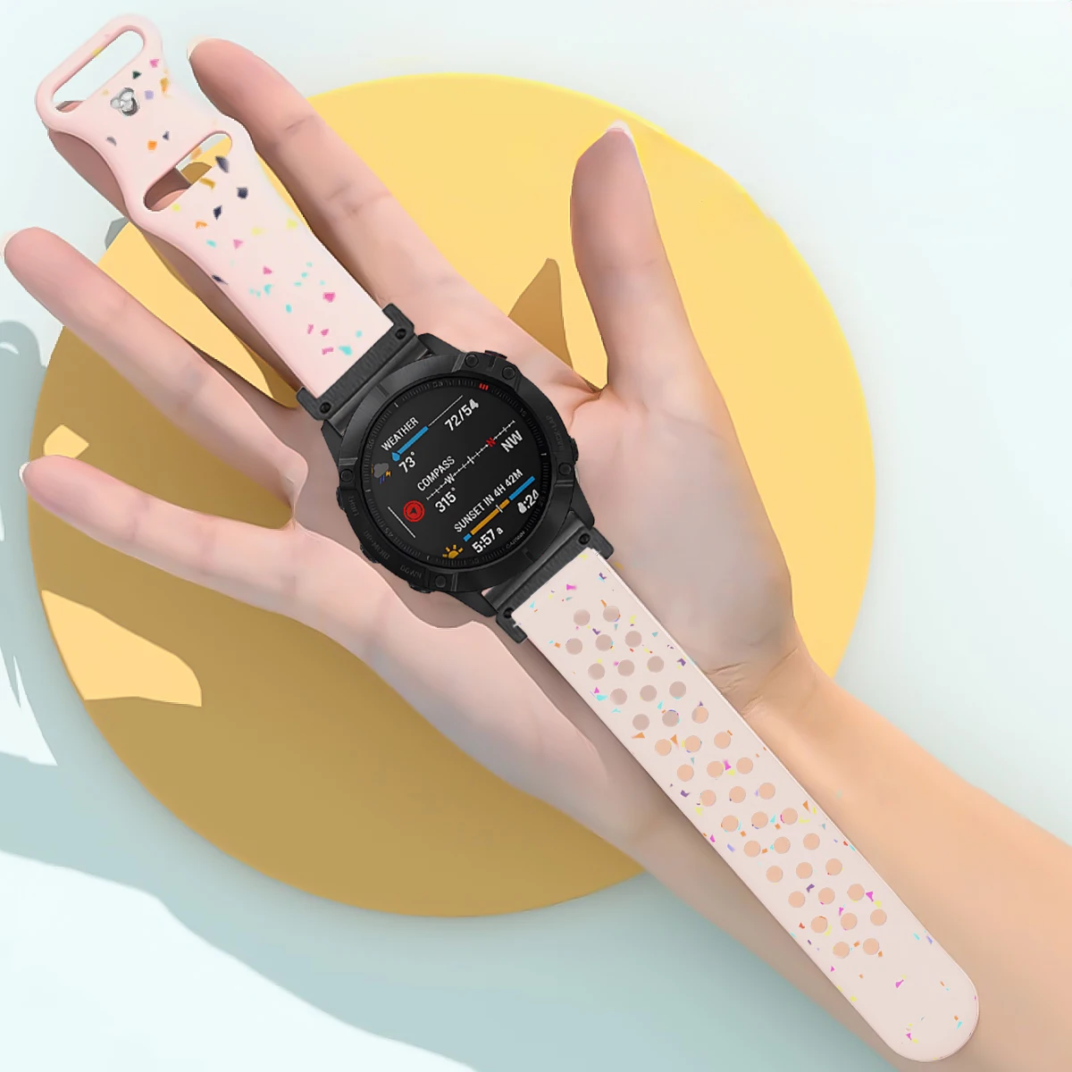 Quick Fit Silicone Sport Strap - Versatile Size Options