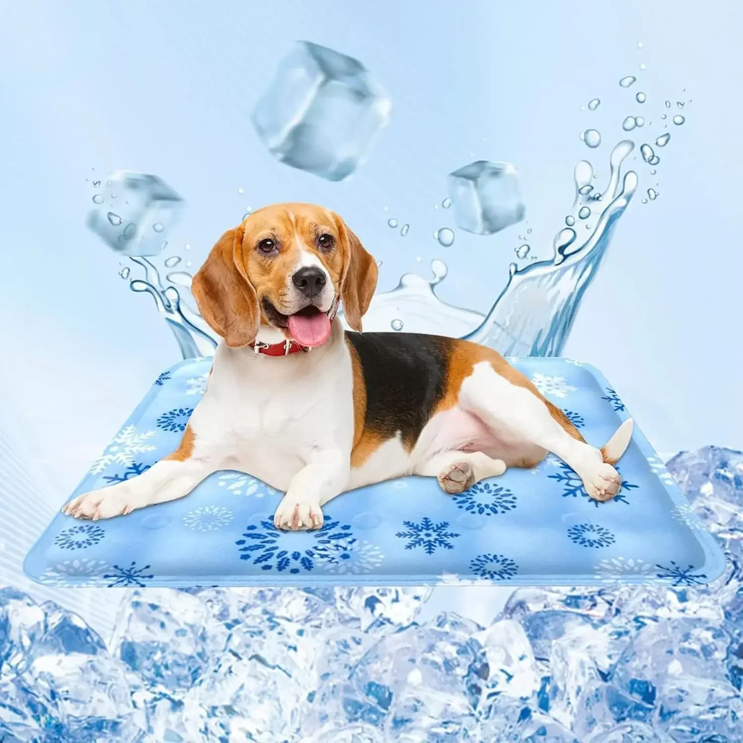 Pet Cooling Mat For Dogs And Cats, Reusable Ice Blanket For Pets_voghion.com