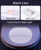 Smart Toilet Heated Seat Off-seat Auto Flush Foot Kick Flush Blackout can Flush Warm Wash One piece Toilet with Bidet built in 4