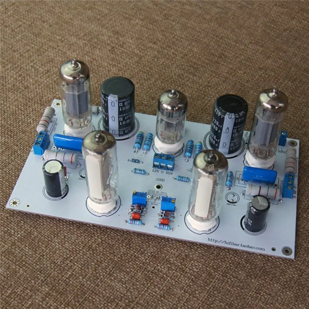 

Hi-fi стерео вакуумная лампа-усилитель печатная плата усилителя мощности 6E2 уровень 6N2/6N1 + 6P1 3W * 2