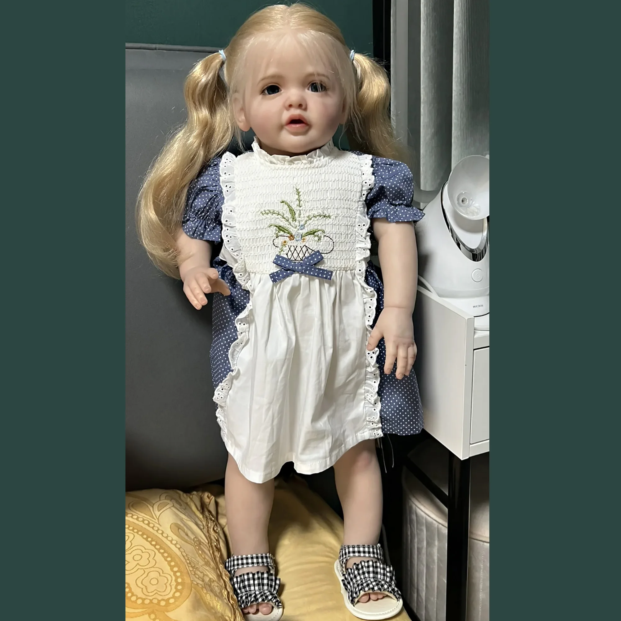 66cm Toddler Baby Reborn Doll Can Standing And Real Painted Skin