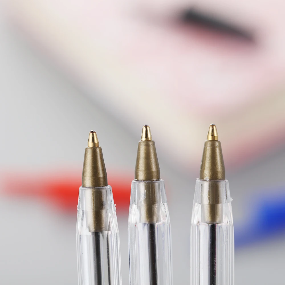 Ballpoint Pen Multifunction Ballpoint Pen Multifunctional Pen Ball Point Pen 5/10 Pcs Ballpoint Pens Stationery Black Blue Red 1.0mm Ballpoint Pen Student Signing Pens Writing Pen School Office Accessories