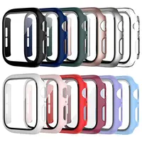 Étui pour bracelet de montre Apple 44mm 40mm 42mm 38mm 40 44mm 9 8 7 6 SE 5 4 3, protecteur d'écran PC pare-chocs iWatch 45mm 41mm Ultra 2 49mm 1