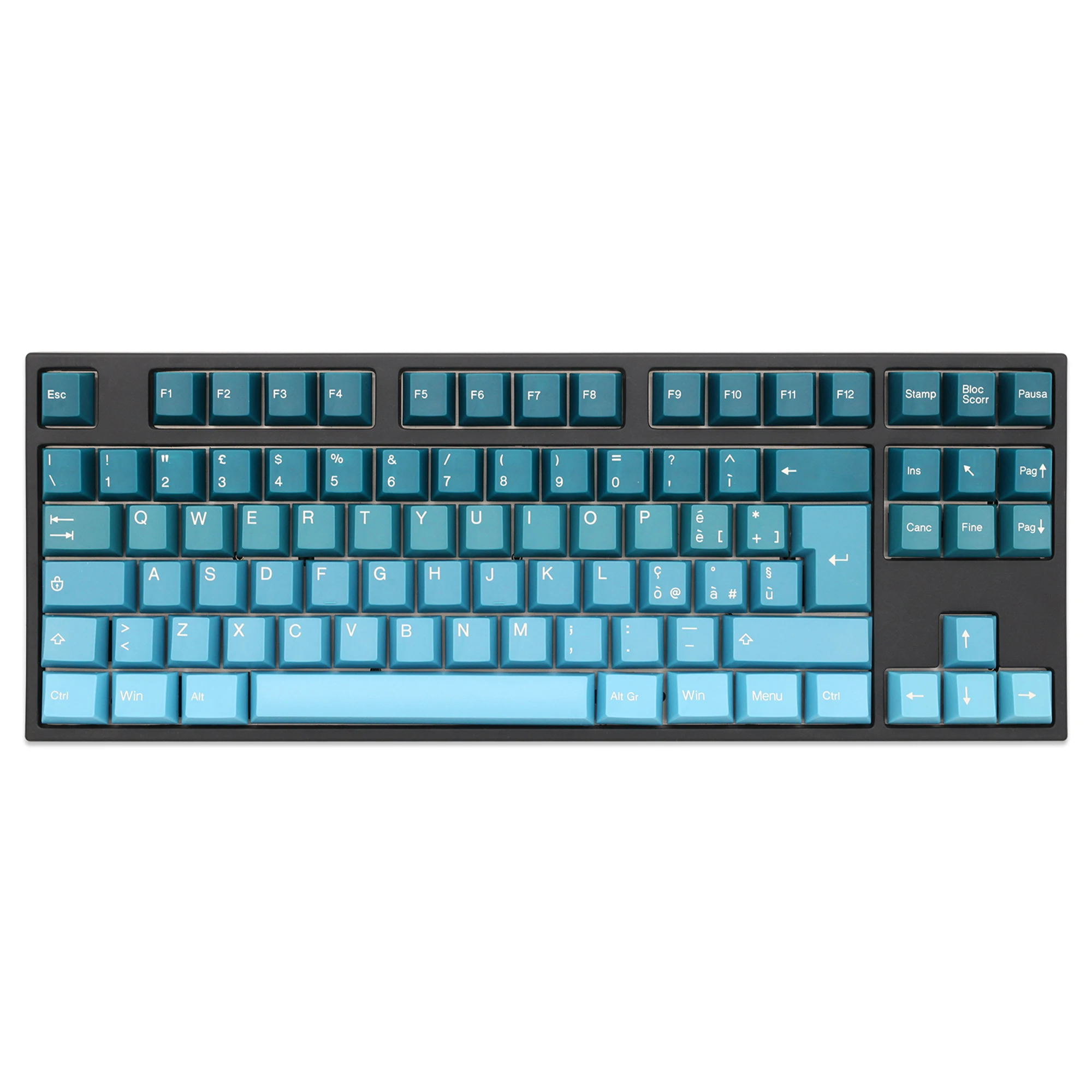 Taihao Pinho Verde Gradientes Italiano it Abs Doubleshot Keycaps para Faça Você Mesmo Teclado Mecânico Cúbico para Bm60 Bm68 Bm80 Bm65 Bm68