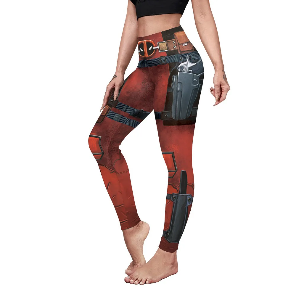 Super-Héros Hommes Film Deadpool Wolverine Cosplay Kostüme Halloween Combinaison Performance Fête Zentai Body – Detail 25