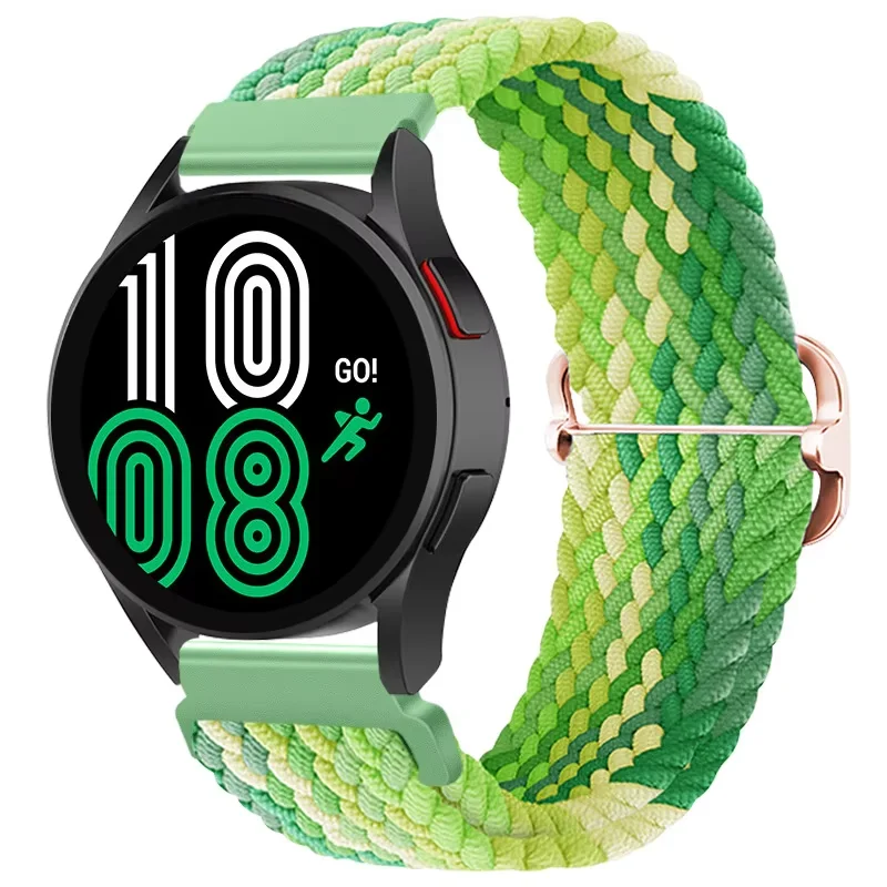Breathable Nylon Braided Loop Wristband, 20/22mm