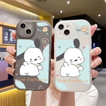 Sanrio Maimerlo Depo Chaco Pong Pamplin Cartoon Matte Phone Case Cute Translucent Silicone Full Pack Soft Shell Girl Gift