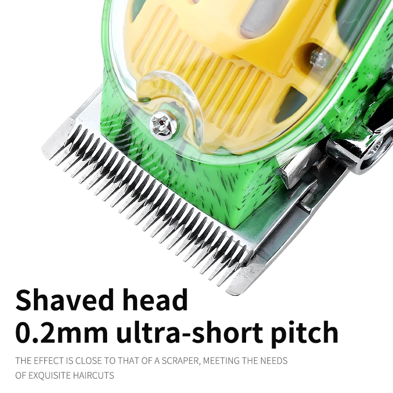 Professional hair clipper home charging razor electric push full transparent razor salon razor electric fader 2