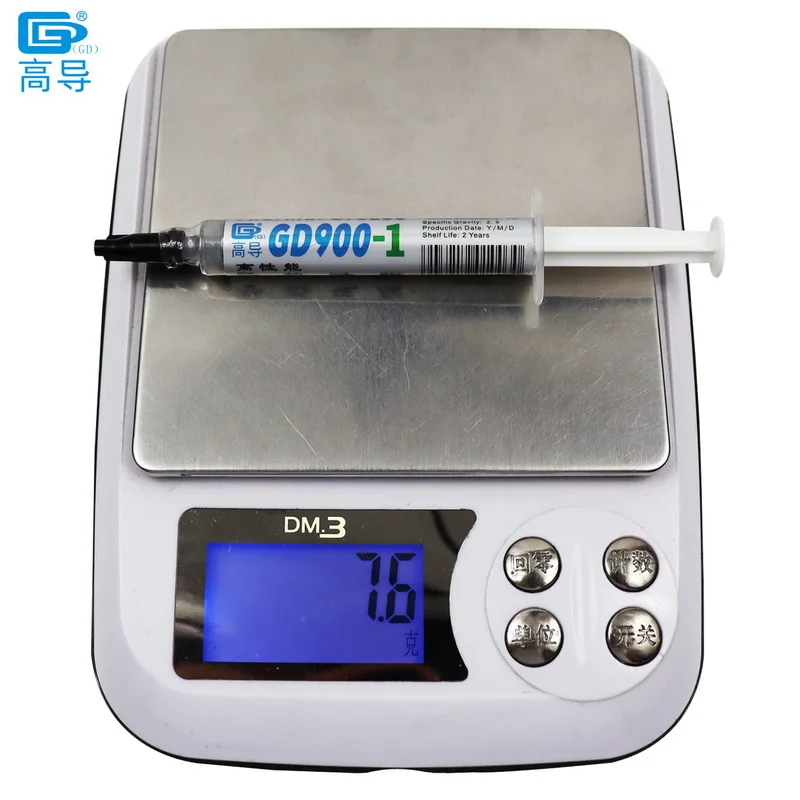 Pasta Condutora Térmica para Cpu Gd9001 Dissipador de Calor Gpu Led bx st Peso Líquido 15 30 Gramas - Imagem 5