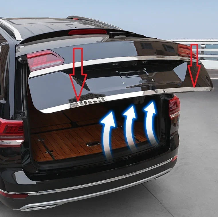 

Для VW Teramont Atlas 2017-2020 полоса для крышки багажника из нержавеющей стали облицовка задних ворот автомобильный молдинг аксессуар