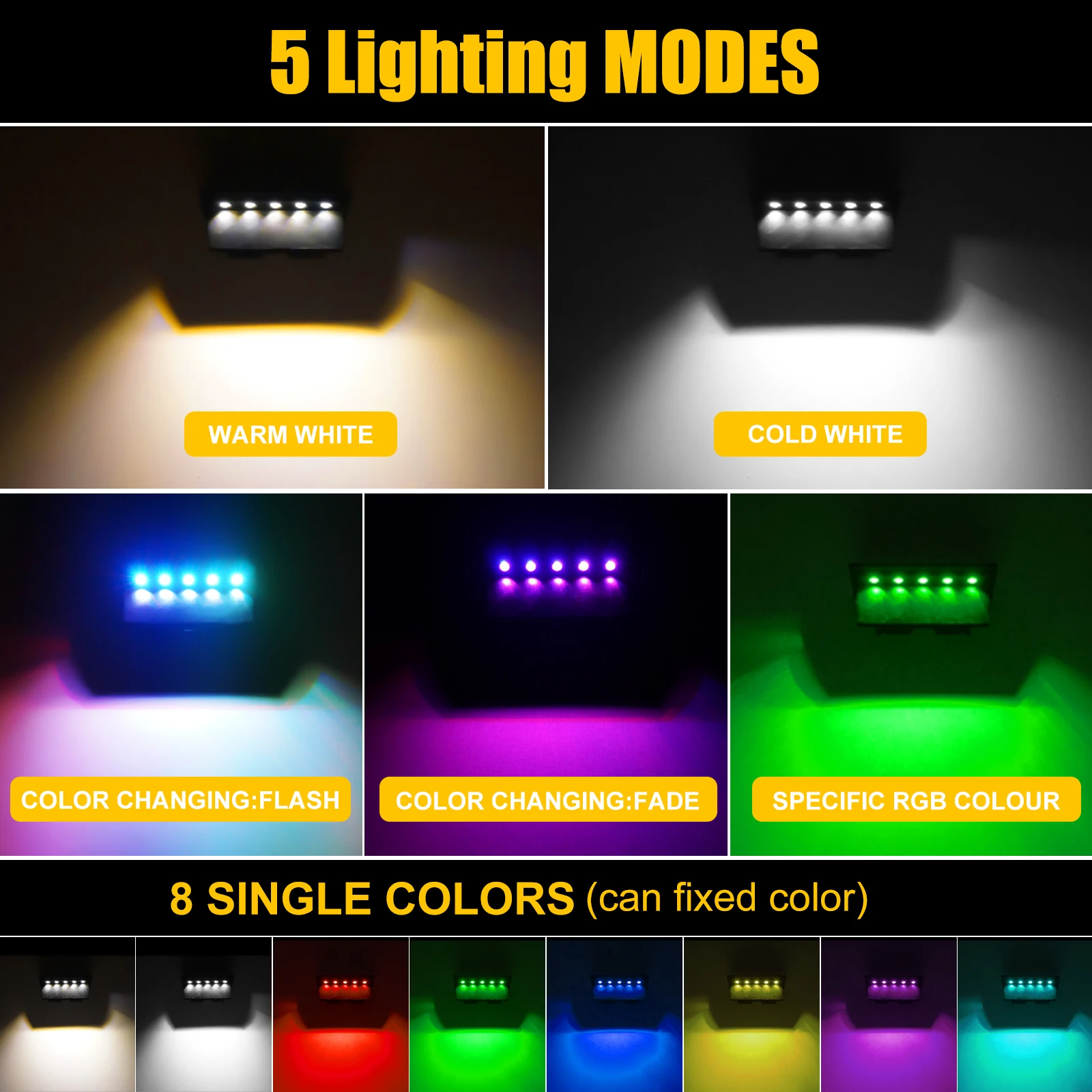 2/4 packs RGB LED outdoorové solární lehký krok lampa čočka design super nepopsaný IP65 vodotěsný proti krádeži schod lehký dekorace osvětlení