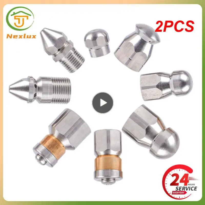 2PCS Top Spray Connect Joint Replacement Stainless Steel Front And Rear Three/six Cleaning Machine Wire Pipe Special